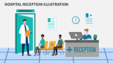 Hospital Reception Illustration - Slide 2