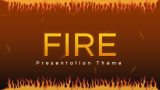 Fire Presentation Theme - Slide 1
