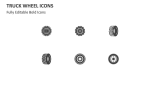 Truck Wheel Icons - Slide 2