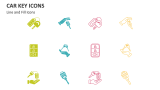 Car Key Icons - Slide 1