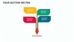 Four Section Ink Pen - Slide 1