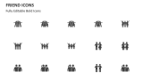 Friend Icons for Google Slides and PowerPoint