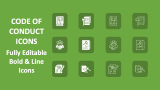 Code of Conduct Icons - Slide 1