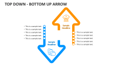 Top Down - Bottom Up Arrow - Slide 1