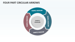 Four Part Circular Arrows - Slide 1