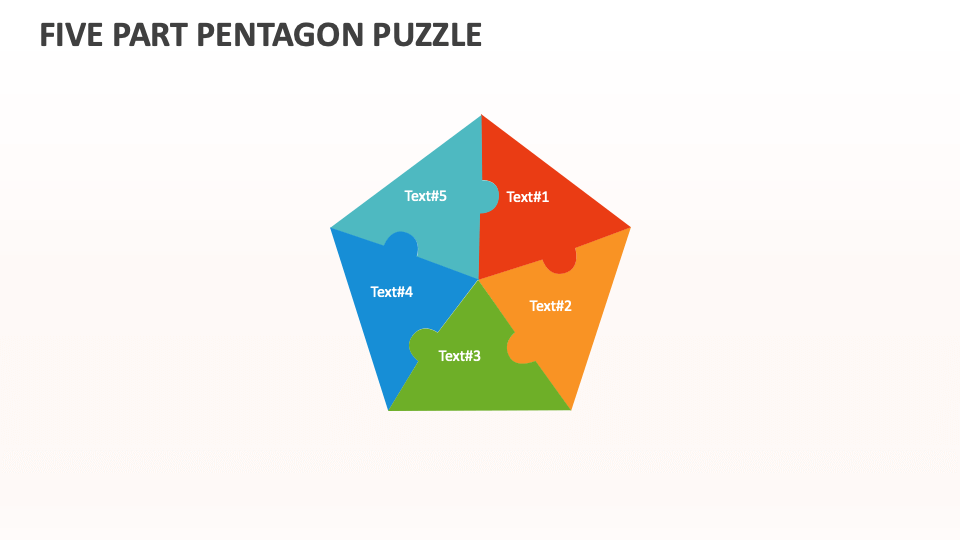 Five Part Pentagon Puzzle - Slide 1
