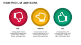 High Medium Low Icons - Slide 5