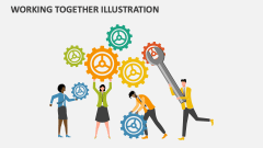 Working Together Illustration - Slide 1