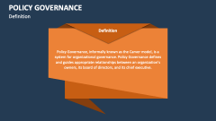 Definition of Policy Governance - Slide 1
