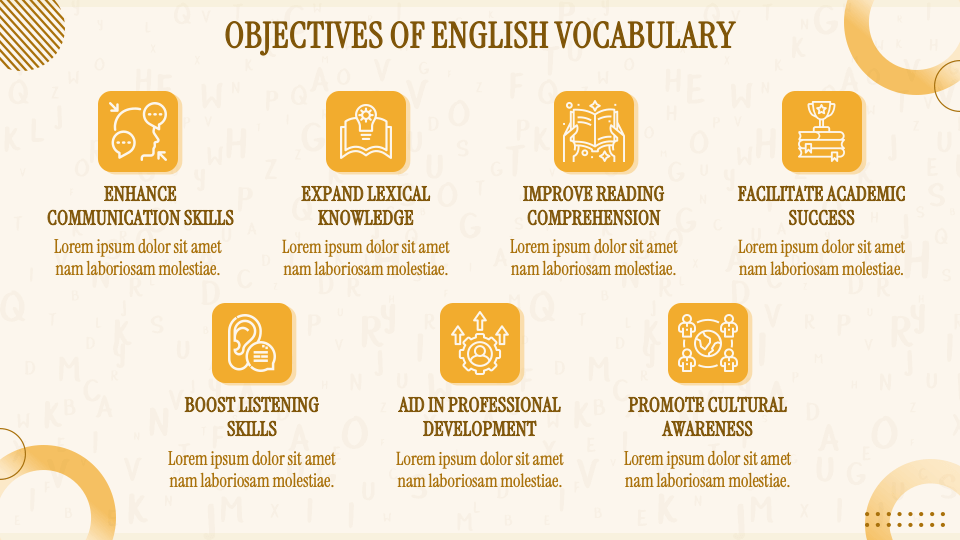 Free English Vocabulary Presentation Theme for Google Slides and ...