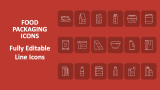 Food Packaging Icons - Slide 2