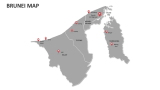 Brunei map - Slide 3