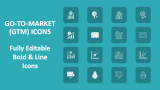 Go-to-Market (GTM) Icons - Slide 1