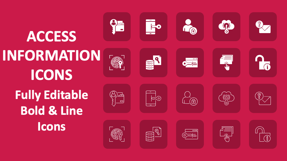 Access Information Icons - Slide 1