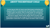 First Birthday Presentation Template - Slide 3