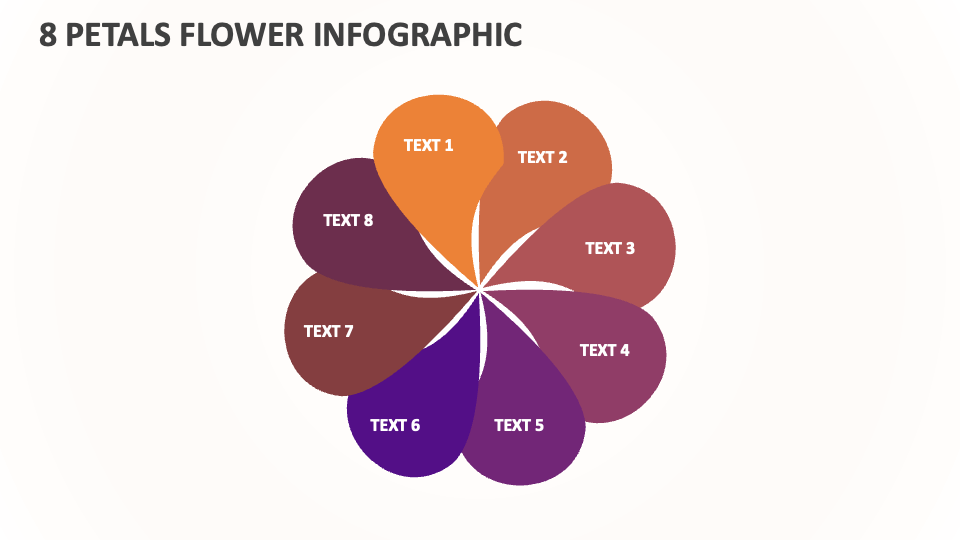 8 Petals Flower Infographic - Slide 1