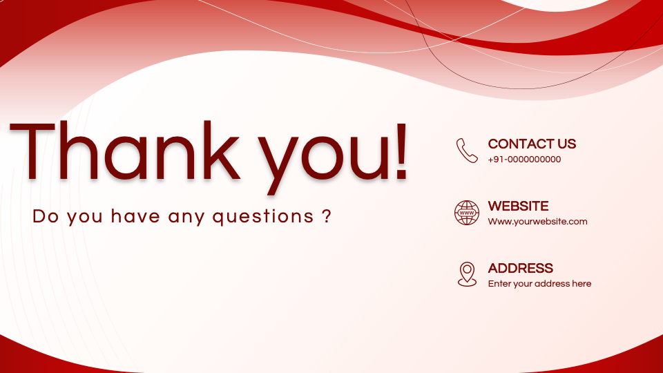 Abstract Red Presentation Theme for Google Slides and PowerPoint - PPT ...