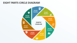 Eight Parts Circle Diagram - Slide 1