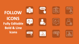 Follow Icons - Slide 1