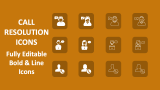 Call Resolution Icons - Slide 1