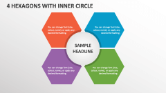 4 Hexagons with Inner Circle - Slide 1