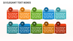 10 Elegant Text Boxes - Slide 1