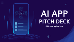 AI App Pitch Deck - Slide 1