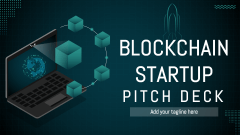 Blockchain Startup Pitch Deck - Slide 1