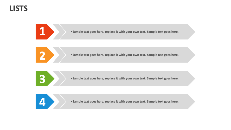 Lists Template for PowerPoint and Google Slides - PPT Slides