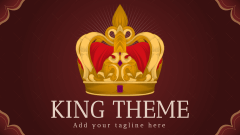 King Presentation Theme - Slide 1