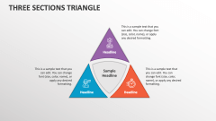 Three Sections Triangle - Slide 1