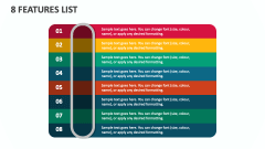 8 Features List - Slide 1
