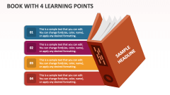 Book with 4 Learning Points - Slide 1