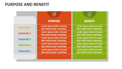 Purpose and Benefit - Slide 1