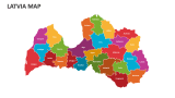Latvia Map - Slide 2