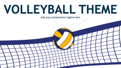 Volleyball Presentation Theme - Slide 1