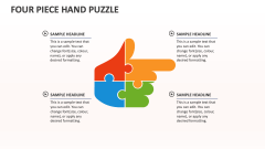 Four Piece Hand Puzzle - Slide 1