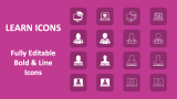 Learn Icons - Slide 1