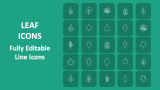 Leaf Icons - Slide 2