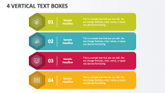 4 Vertical Text Boxes - Slide 1