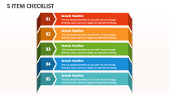 5 Item Checklist - Slide 1