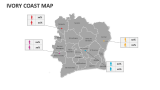 Ivory Coast map - Slide 9