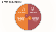 2 Part Circle Puzzle - Slide 1