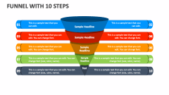 Funnel with 10 Steps - Slide 1