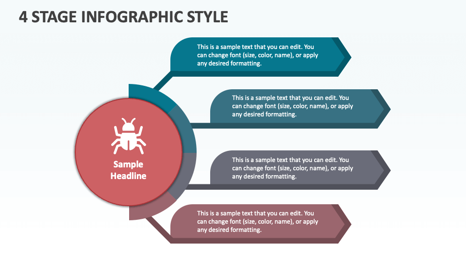 4 Stage Infographic Style - Slide 1