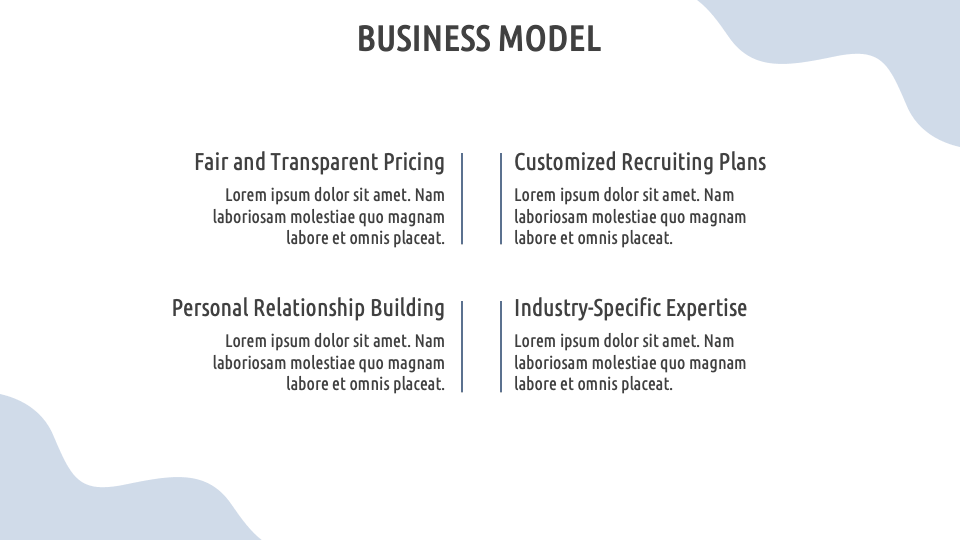 Recruitment Services Business Plan PowerPoint and Google Slides 
