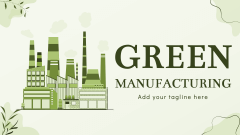 Green Manufacturing - Slide 1