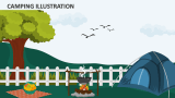 Camping Illustration - Slide 2