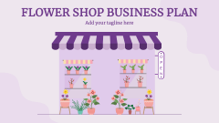 Flower Shop Business Plan - Slide 1