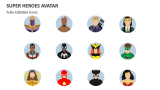 Super Heroes Avatar - Slide 1